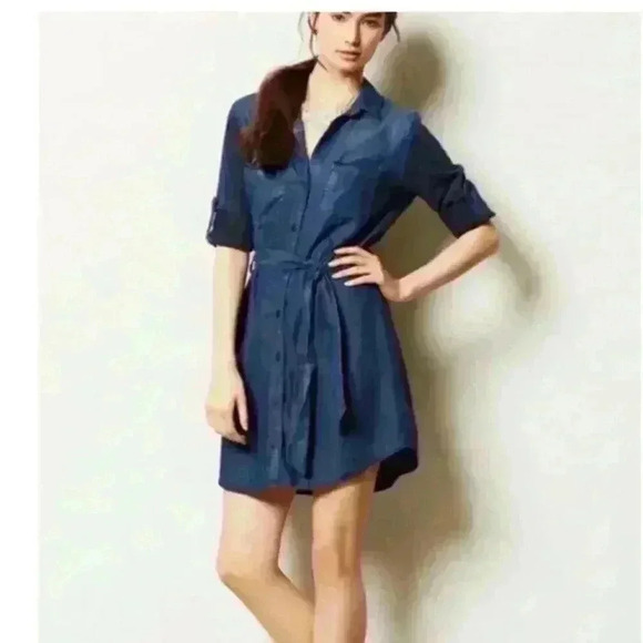 cloth & stone Dresses & Skirts - Anthropologie Denim Dress Cloth and Stone